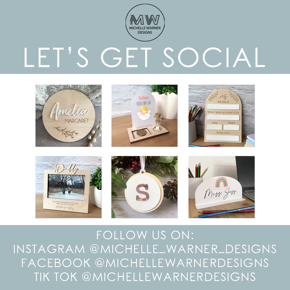 My First Easter - Baby Milestone Disc - UV Printed with acrylic details