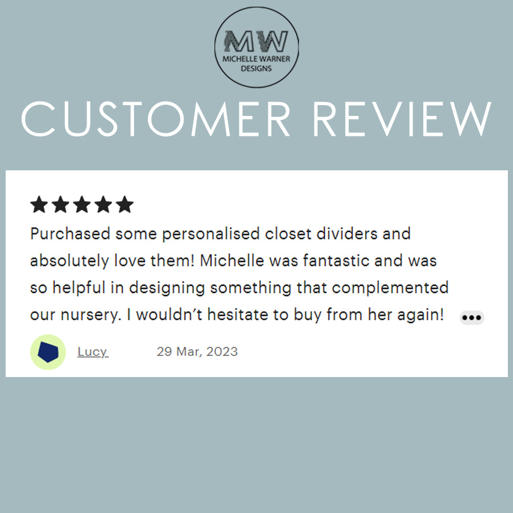 Baby wardrobe dividers / organisers