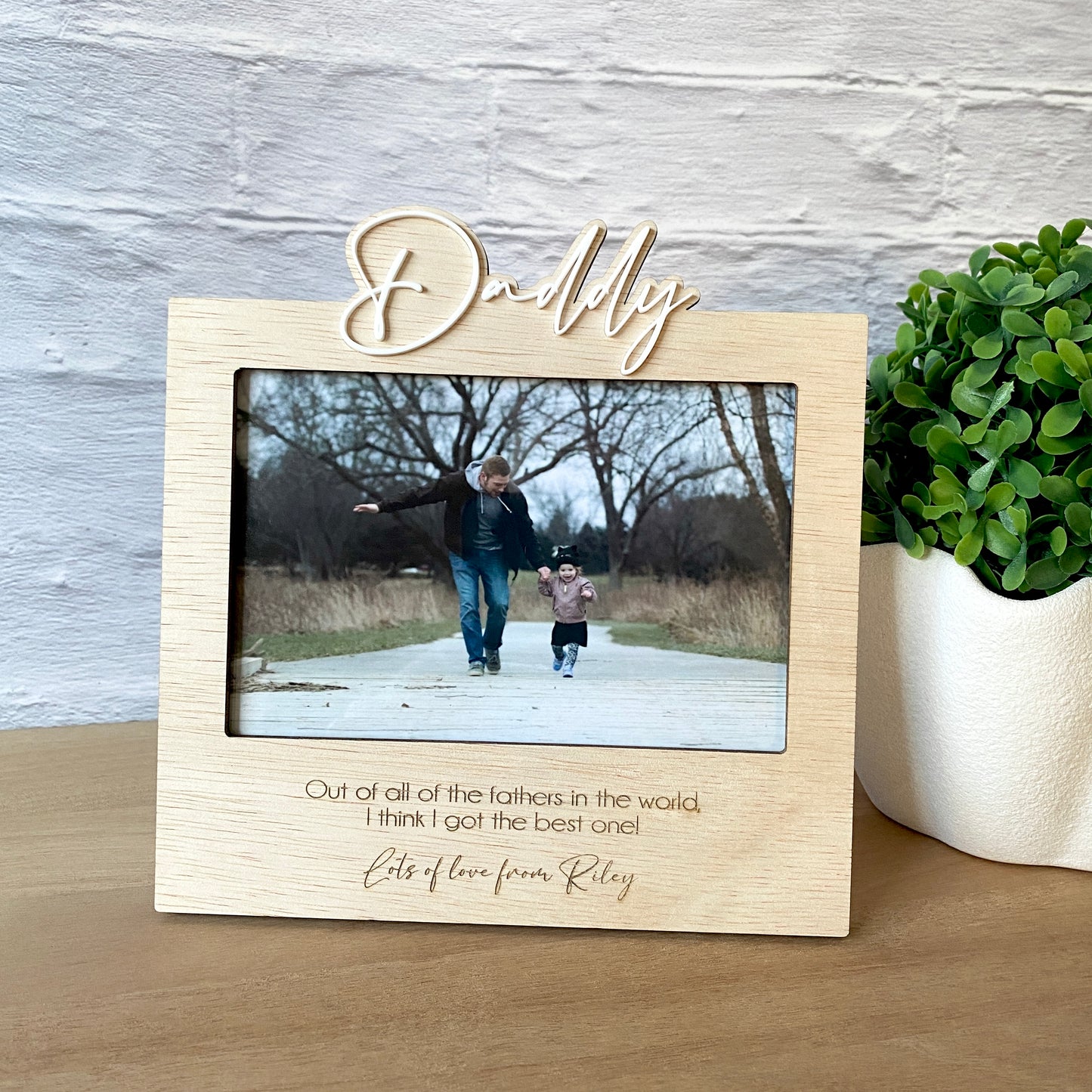 Father's Day Photo Frame - personalised Daddy