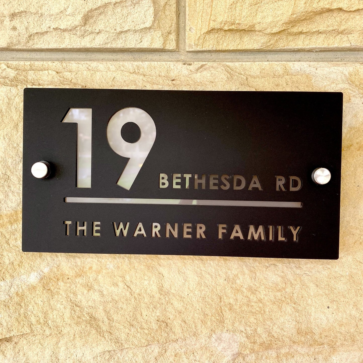 House Address Sign
