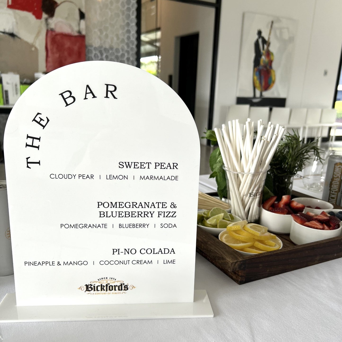 Drinks Menu Sign - Wedding & Events