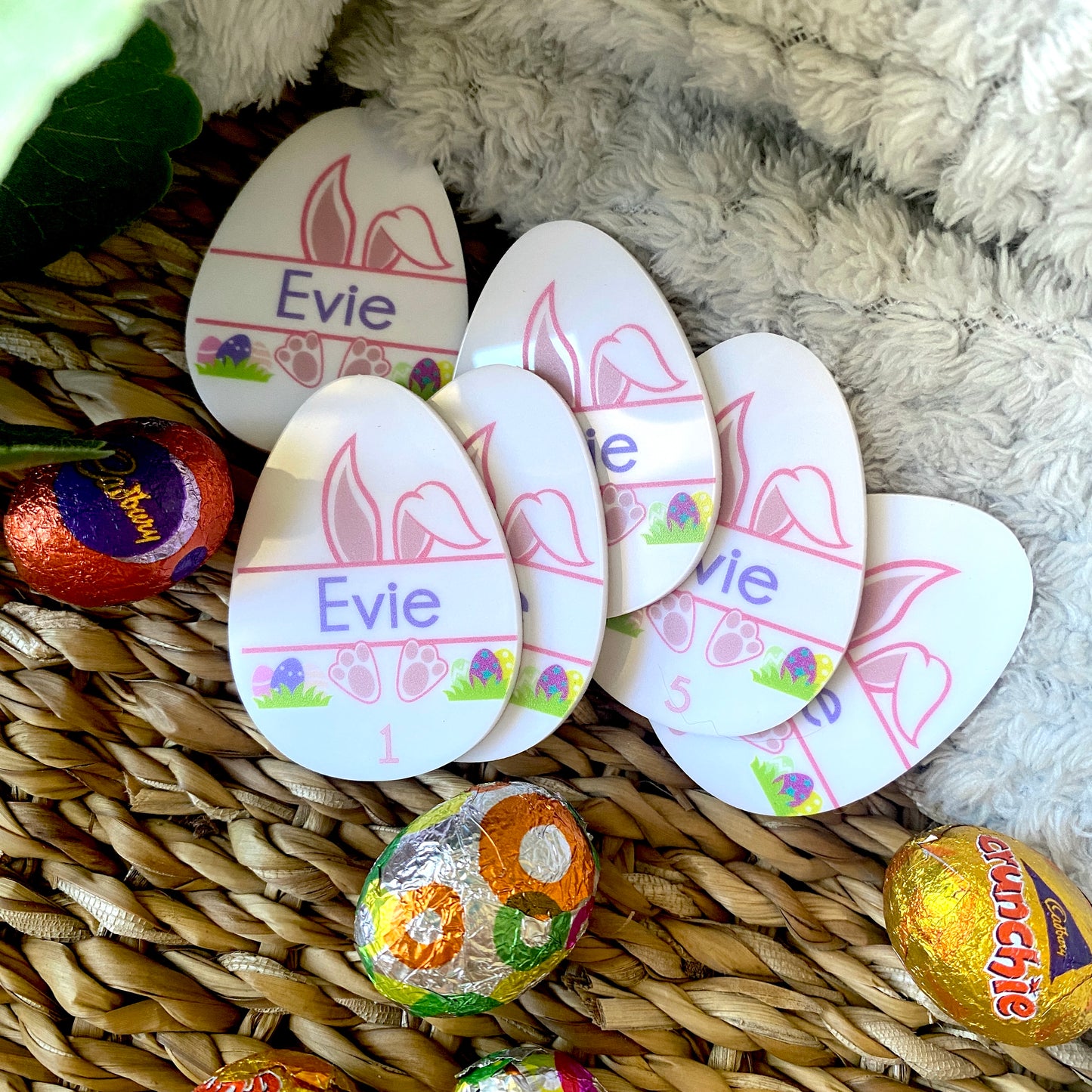 Easter Egg Hunt Tokens - Personalised