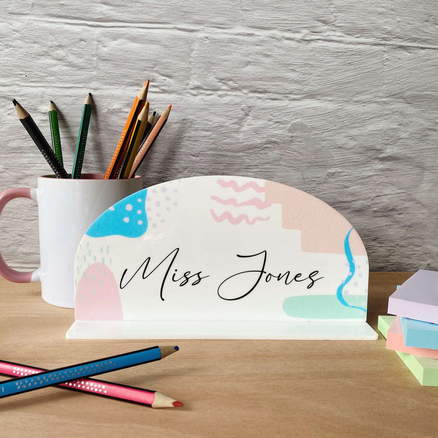 Desk plaque - Personalised