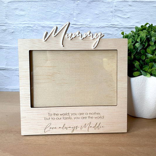 Mother's Day Gift - Personalised photo frame